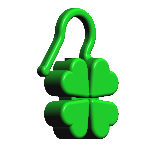 4 leaf clover stitch markers