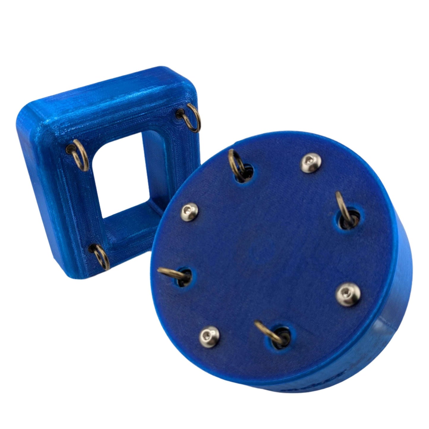 Cord Maker and End Block in Translucent Blue
