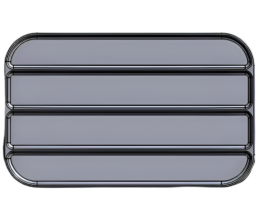 Graphic of a 4 row TinSert