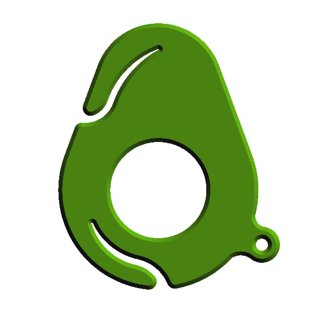Avocado Twist Lock Coin
