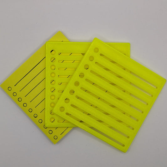 Post-It Notes Templates 8 and 10 Ruled Lines with Tick Boxes Heart Forge Solutions