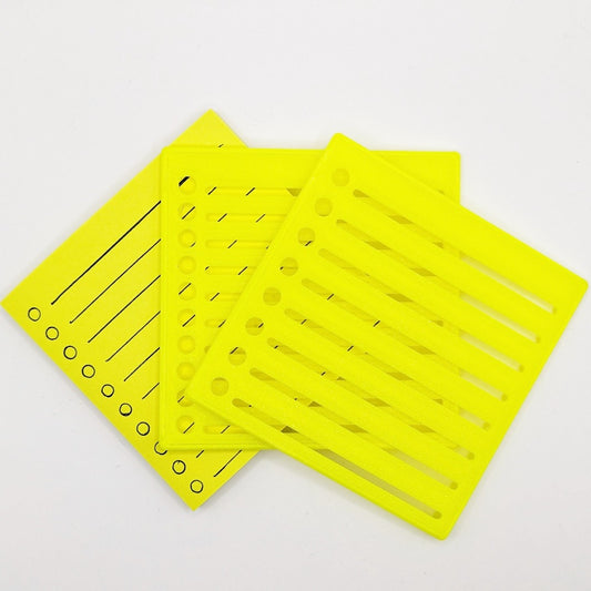 Sticky Note Templates 8 and 10 Ruled Lines with Tick Boxes