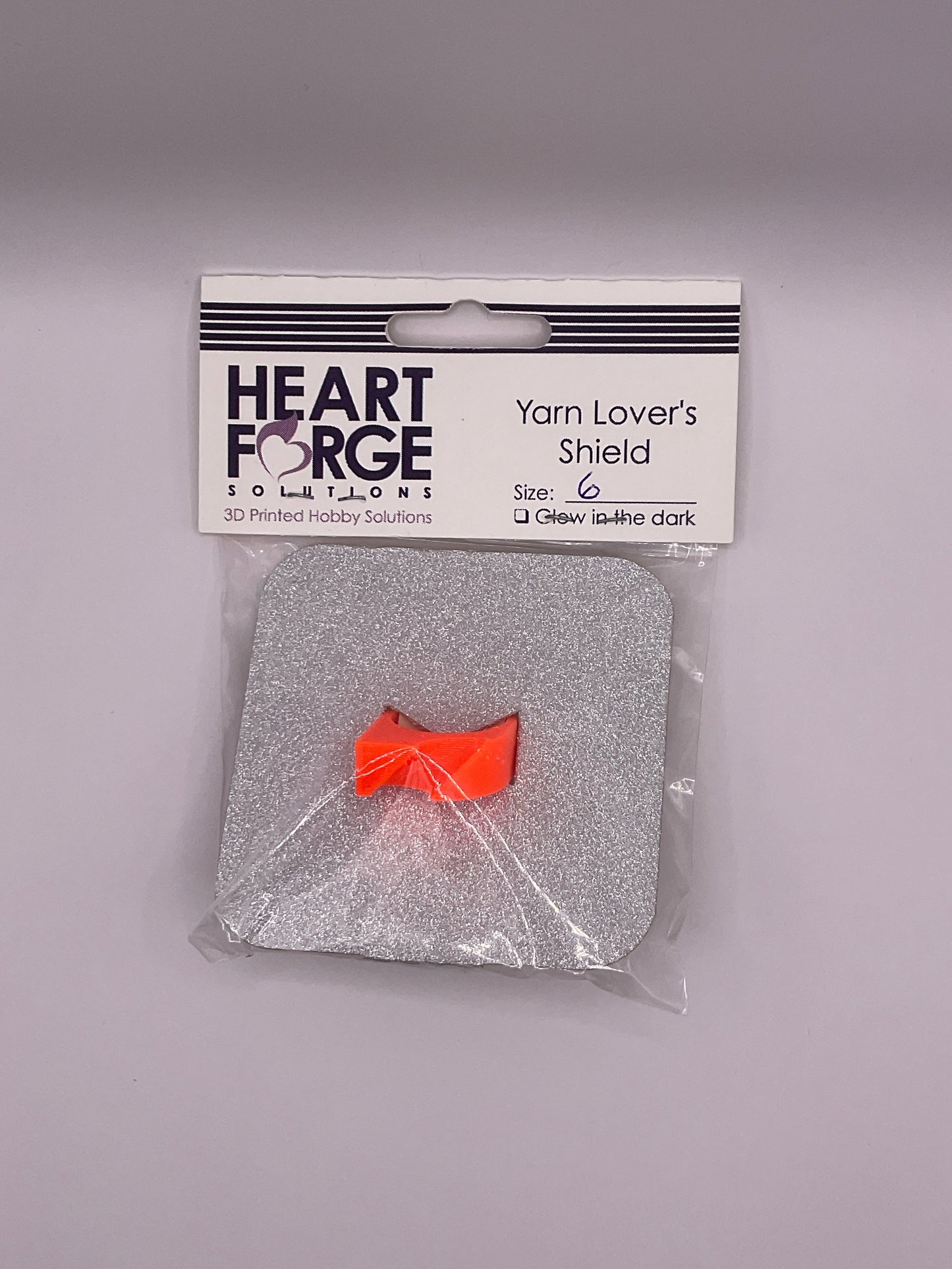 Yarn Lover's Shield Heart Forge Solutions
